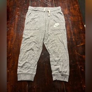 Nike Gray Jogger Capris